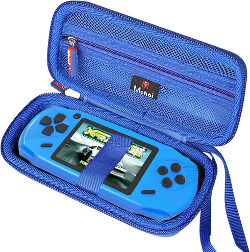 Mchoi Hard Case Suitable for Beijue 16 Bit Handheld Games, Waterproof Shockproof Beujue Game Carrying Protective Case, Case Only, Blue