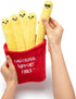 WHAT DO YOU MEME? Emotional Support Fries - Cuddly Plush Comfort Food, French Fry Stuffed Animals