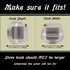 6 Pack Clear Stove Knob Safety Covers - Child Proof Lock for Oven/Stove Top/Gas Range - Baby/Toddler Kitchen Safety