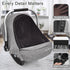 Youpinby Baby Car Seat Cover, Extra Large Mesh Window, Breathable Fabric, Infant Windproof Canopy, Universal Fit