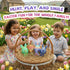ZIFMDYE 3D Eggs,3D (4PCS) Printed Easter Eggs with Bunny Inside,Easter Surprise Rabbit Printed Animals, Easter Basket