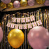 KatchOn Pink Happy Birthday Banner, 10 Feet, NO DIY | Happy Birthday Sign for Backdrop Decorations