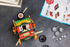 Brick Loot Exclusive Sushi Cart Bar - Custom Designed Model Compatible with Major Block Brands for Creative Building Set