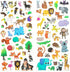 3D Puffy Stickers for Kids, Reusable Foam Stickers for Toddler Scrapbooking, Jurassic Era Dinosaurs