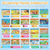 3-5, 4-8, Interactive Search and Find Activity Books for Kids Ages Toddler Travel Games Toys for Car Airplane, Road
