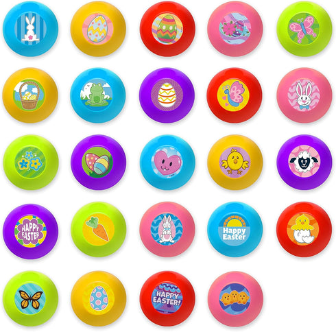 24 JOYIN Pcs Easter Egg Stampers Toys for Easter Eggs Hunt Game, Basket Stuffers Fillers, Kids Gifts, Party Favor, Self