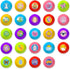 24 JOYIN Pcs Easter Egg Stampers Toys for Easter Eggs Hunt Game, Basket Stuffers Fillers, Kids Gifts, Party Favor, Self