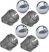 LME 3 Technical EV3 Set - 4 Sets, 8 Pieces, Pivot Ball and Caster for Kids Robotics