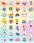 300 Pcs/Pack Cute Vinyl Waterproof Stickers for Water Bottles, Vsco Laptop Stickers for School Students Gifts