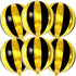 KatchOn Big 22 Inch Black and Gold Balloons, Pack of 6 for New Years Decorations 2025, Disco Party Decor