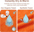 100% 3D Mother's Choice Organic Cotton Baby Hooded Towel Ultra-Soft & Absorbent Baby Bath Towels for Newborn