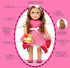 Gift Boutique 18 Inch Girl Doll - Fashion Doll with Fine Hair, Pink Shoes, Accessories for Girls