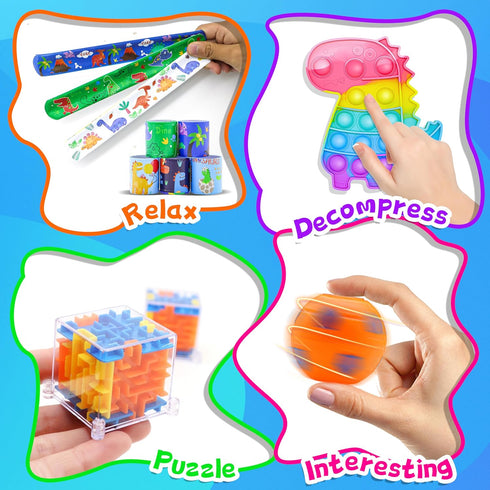1000pcs Pack, Party Favors for Kids, Fidget Toys Birthday Gifts, Classroom Prize Boxes, Treasure Box, Goodie Bag