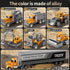 NIPLOOOW 3 4 5 6 Set Construction Toys for Years Old Boys Girls Kids, Die Cast Metal Truck Toys W/Play Mat, Sand Toys