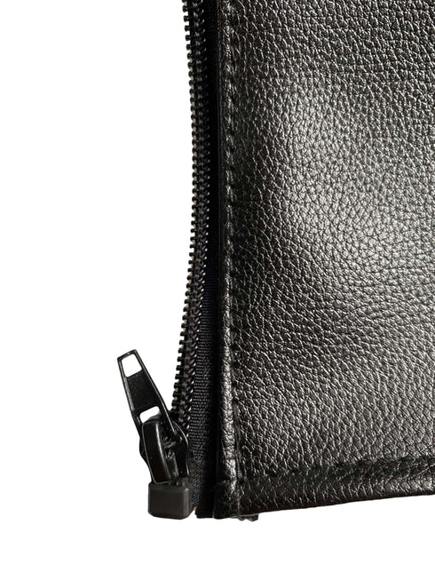 Baby Stroller Leather Armrest Handle Cover for Uppababy Vista V1/V2, Protective Bumper Sleeve (Black)