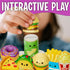 Mini Squish Fast Food Toys, 10 Pack Assorted Designs, Slow-Rise Stress Relief Toys for Kids, Party Favors for Boys &