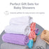 12 Pack -10"x10", SWEET DOLPHIN Baby Muslin Washcloths - Soft Face Cloths for Newborn, Absorbent Bath Wash Cloths