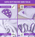 ELSVIN Set 2 30 30 Inch 400 of Hooded Baby Towels Purple and Pink Luxurious, Large and Super Absorbent x Soft