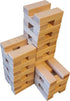 Magz Magnetic Wooden Bricks - 40 Piece Building and Stacking Set with Magnetized Natural Wood Blocks