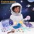24 QLKUNLA Gemstones Dig Kit, Excavate Real Gems in Solar System STEM Educational Space Toys for Boys & Girls