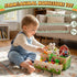 1-3 1st Montessori Toys for Year Old | Wooden Animal Farm Toddler Toys | Shape Sorting Educational Learning Fine Motor