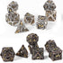 AncientDeer 7pcs Metal Dice Set D&D - Unique Dragon Pattern for Dungeons and Dragons, RPG, MTG, Board Games
