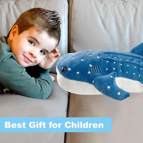 21in Whale Shark Stuffed Animal, Whale Shark Plush Toy, Kids Plush Pillows, Stuffed Blue Whale Doll