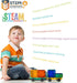 Tytan TILES 100-Piece Magnetic Building Set, 1000s of Creations, Kids’ STEM Toy, Ergonomic Design, Includes Storage