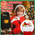 Aoriher 12 Pcs Christmas Plush Ornaments, 3.15 Inch Plush Doll Toy for Xmas Party Favor Gifts
