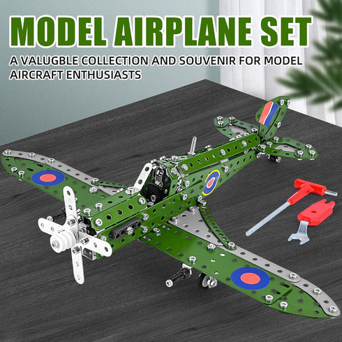 Ferthor Fun 8-12,Airplane 1:32 Sets 8-12,Best STEM Building Toys Model Airplane Kits for Boys Model Scale Metal