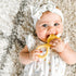 oogiebear 360° Teether, Safe Teething Toys for Babies 3 Months and Older, Soft Bristle Teddy Bear Silicone Teether,