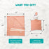 Snugek Set 100% Set Baby Muslin Swaddle Blanket & Muslin Lovey Soft Breathable Cotton Muslin Security Blanket Lovies
