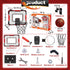 Basketball Hoop Indoor for Kids 5-10+ Years, Mini Basketball Hoop with Electronic Scoreboard Over The Door