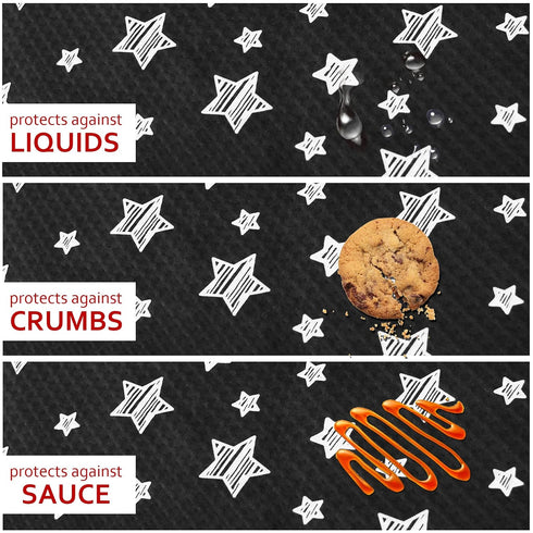 46'' 42'', High Chair Mat Waterproof and Washable Splat Mat, Baby Splat Mat for Under High Chair, Non Slip Mat
