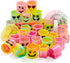 JOYIN 30 Pcs Spring Rainbow Party Favor - Mini Plastic Coil Spring Toys - Fidget Stress Bulk Toys for Kids