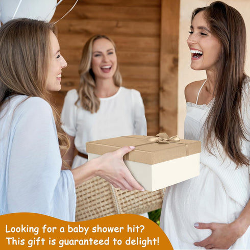 Set New Mom Gifts for Women, Best Pregnancy Gifts Basket for New Parents, Gender Reveal Ideas Gift for First Time Mom