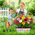 IELEK 4 5 6 7 8 9 10 11 12 Paint & Plant Kids Gardening Kit Arts and Crafts Toys - Toddler Gardening Kits Birthday