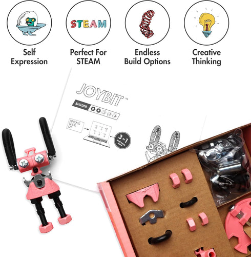 Set, 6 7 8 9 10+ The Off Bits JoyBit Build Your Own Robot Toy Construction Educational Easter Gift Ideas STEM