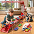 Novaluki 12 3-5, 3 4 5 6 7 8 Truck Toys for Kids, Transport Vehicle with Die-Cast Car, Double Race Car Track Cars Ramp