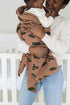 Leyl&Ari Muslin Swaddle Blanket - 100% Organic Cotton Lightweight Receiving Wrap for Infant & Newborn (Cactus, 47X47)