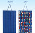 Hanging Storage Organizer for Toy Cars Felt Display Case Hold Up 60 Toy Cars (Without Accessories)(Blue) by JOYMOMO