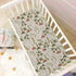 KICPOAY 39 27 Fitted Crib Sheets Mushrooms Fall Leaves Stretchy Portable Playard Sheets for Baby Toddler, Breathable