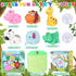 Light Up Bath Toys for Toddlers, No Hole Bath Toys with Bath Book & Organizer, Glow Bath Time Gift for Kids