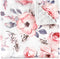 Baby Blanket for Girls, Super Soft Double Layer Minky with Dotted Backing, Floral Design, 30 X 40 Inches
