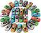 28 Pack Pull Back Cars for Kids, Mini Vehicles Toy Bulk Party Favor Race Cars for Boys Girls Toddlers