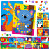 SpriteGru Foam Sticker Art Activity, 20 Wild Animal Art Boards with 1660