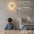 106 Set Dimmable 90 KALEOLI Star Wall Night Light with Moon and Stars Wall Decals for Nursery Rechargeable & Crib
