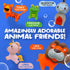 Mold Free Bath Toys for Babies and Toddlers, No Hole Animal Bath Toys, BPA-Free, Dishwasher-Safe, for 0-18 Months