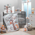 Bedtime Originals 52x28x8 Inch (Pack 1) Woodland Friends Fitted Crib Sheet, Multicolor