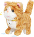 Easfan Walking Plush Kitty Toy Stuffed Animal Electric Interactive Talking Musical Plush